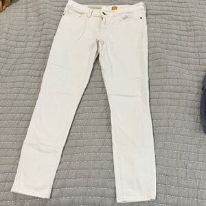 Pilcro and the Letterpress Cream Denim Pants